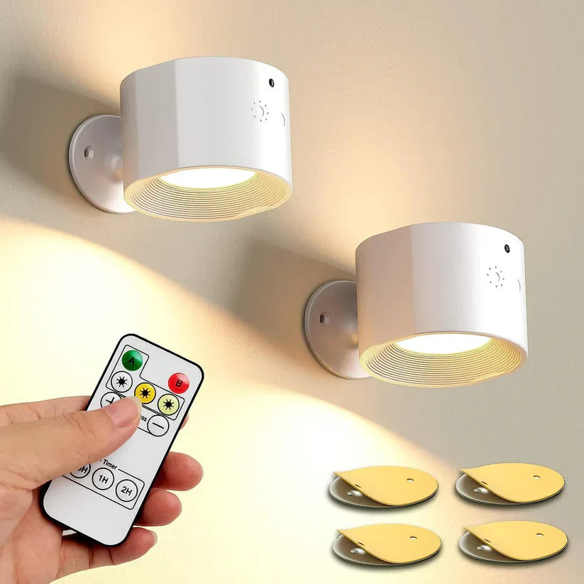 Draadloze LED wandlamp
