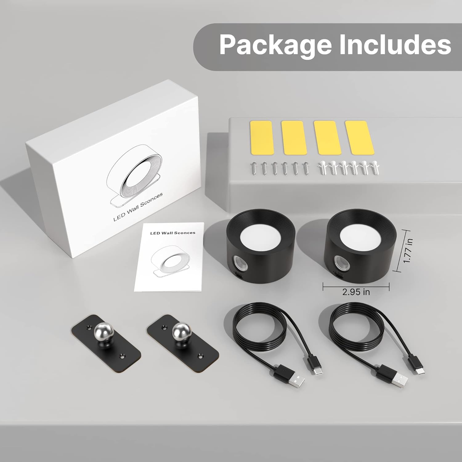 LED wandlamp voor binnen