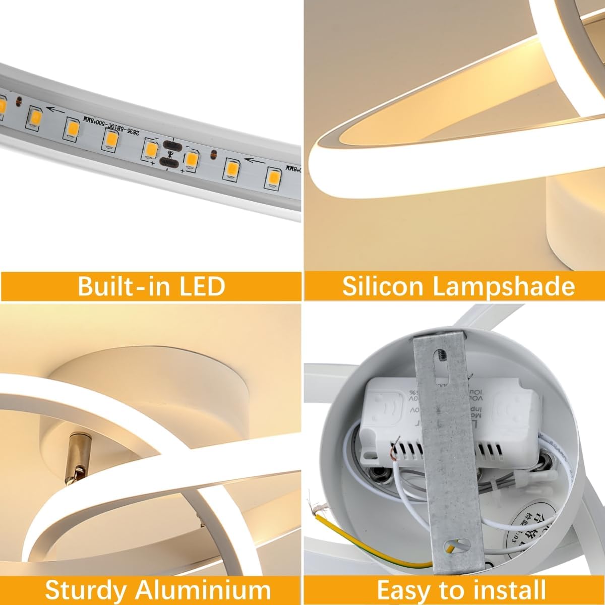 Moderne LED Plafondlamp