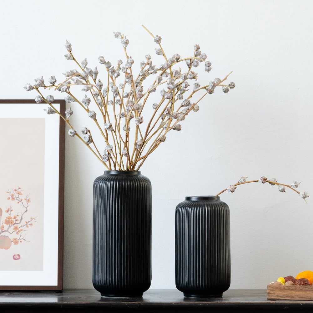 Vase en céramique blanche