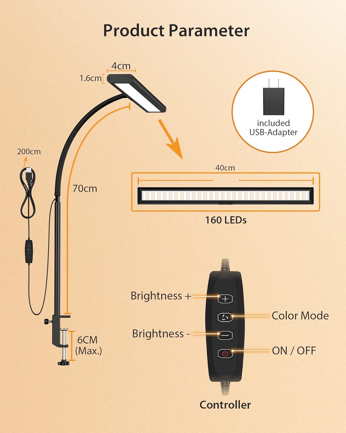 Stijlster desk lamp