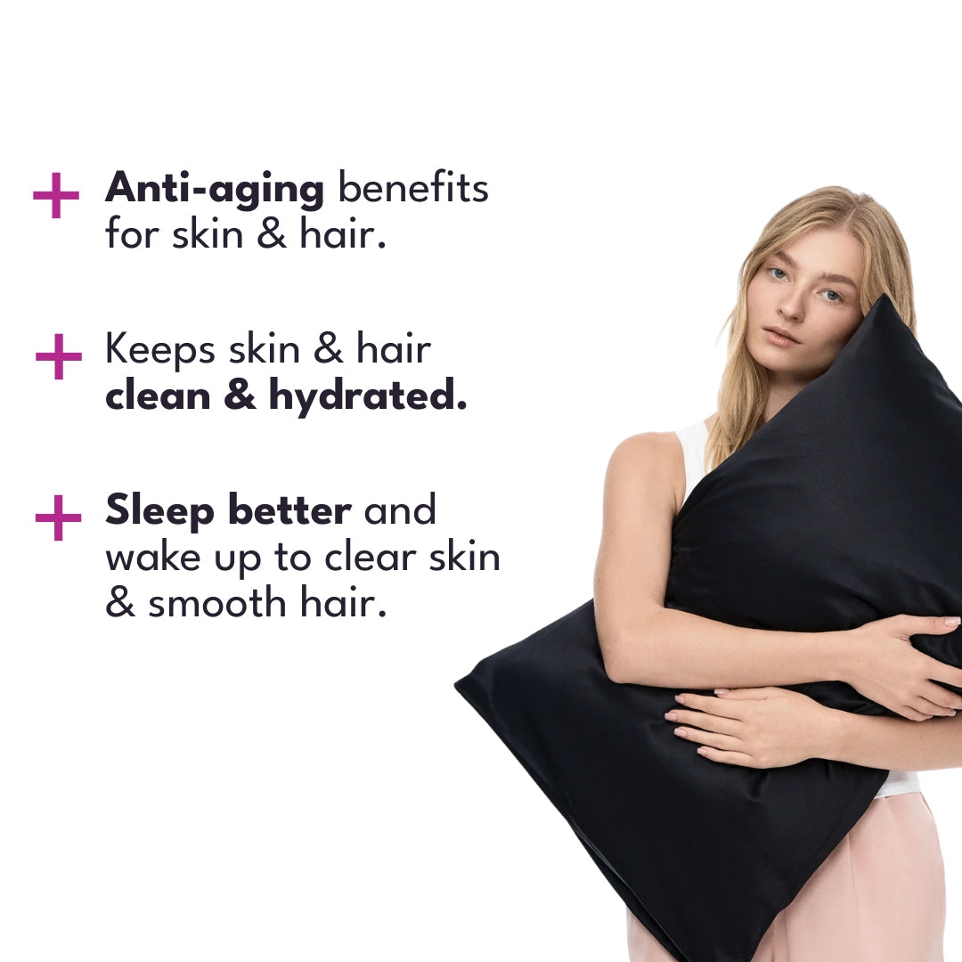 Luna Silk™ Anti-Aging Bamboo Silk Pillowcase