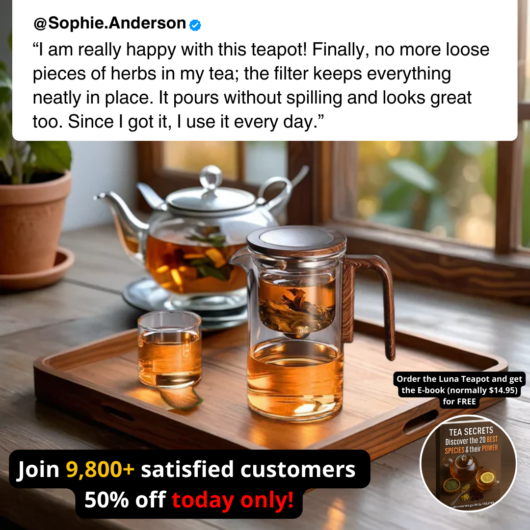 Luna teapot + FREE e-book