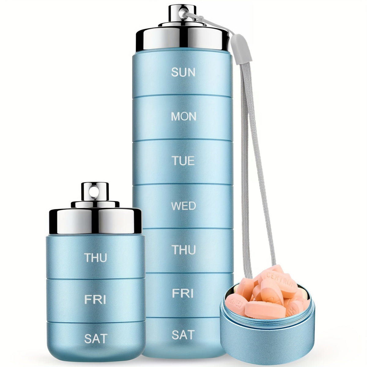 7-Day Travel Pill Organizer