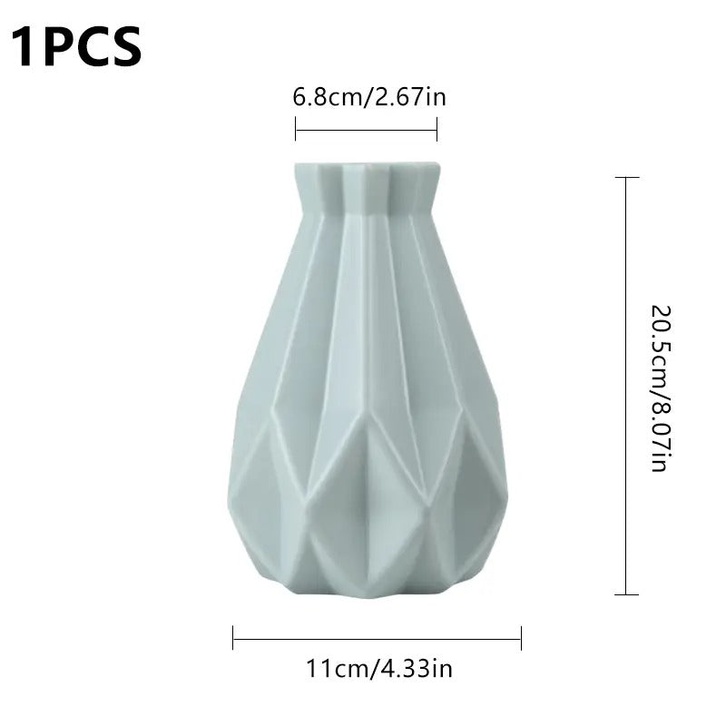 Stylish and Sustainable Plastic Flower Vase