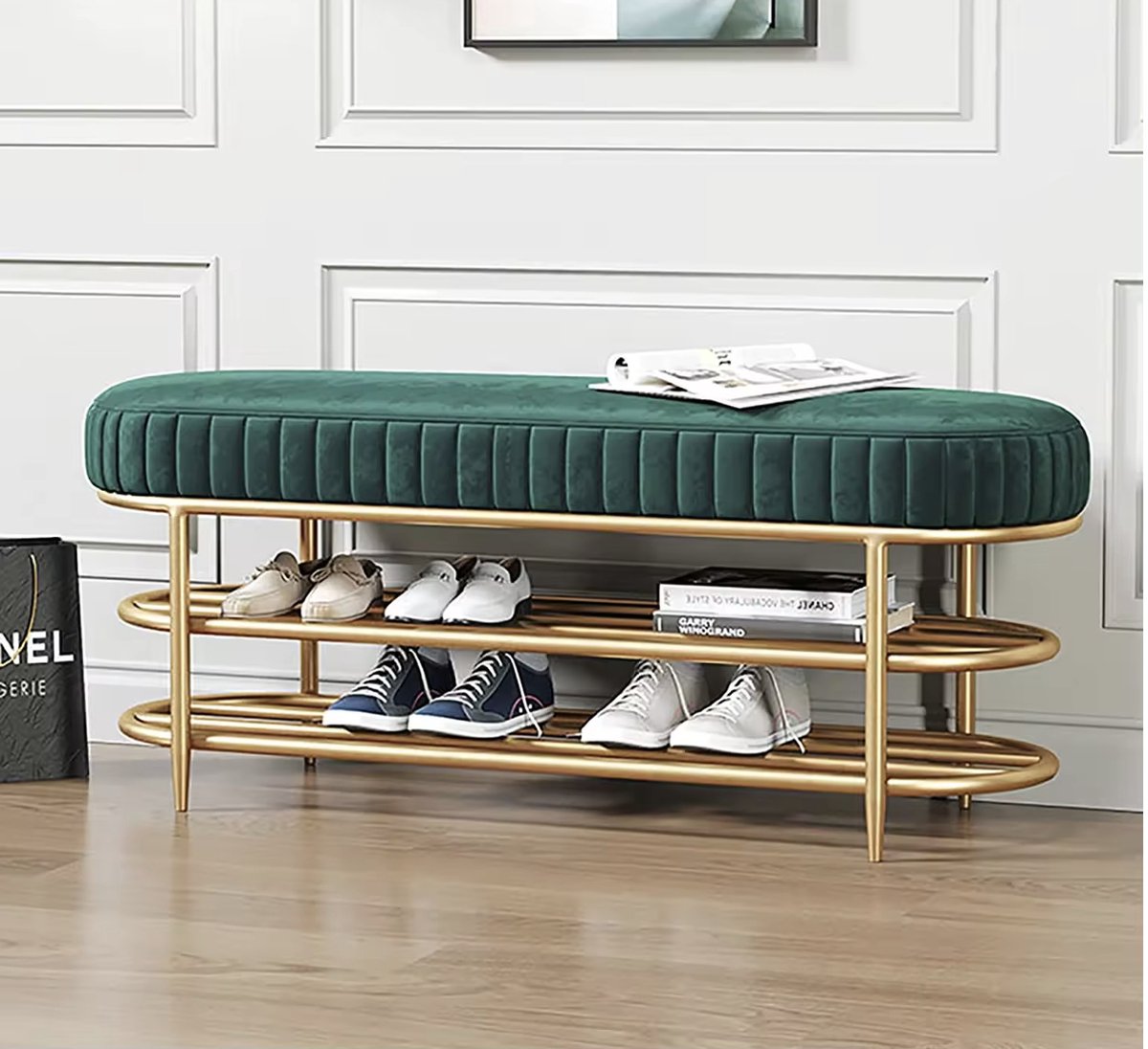 Stijlster Shoe Rack – Pouf