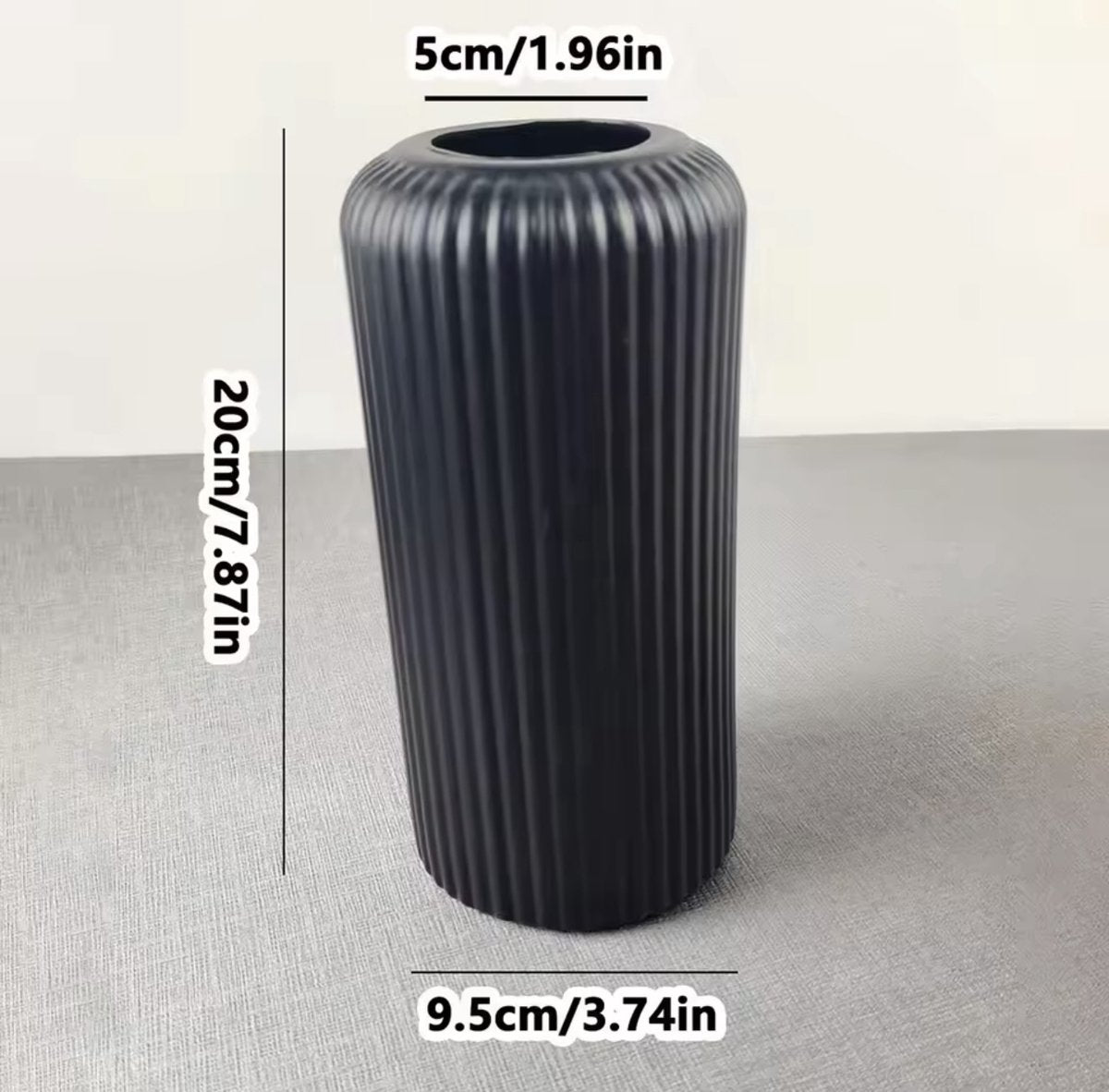 Luxurious Black Vase