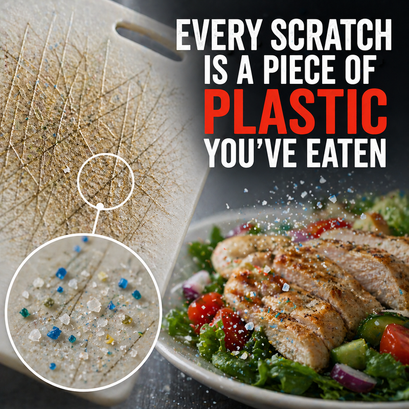 1. Every scratch is a piece of plastic you’ve eaten
