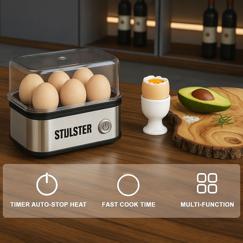Fast egg cooker 2.0 + FREE egg peeler