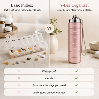 7-Day Travel Pill Organizer