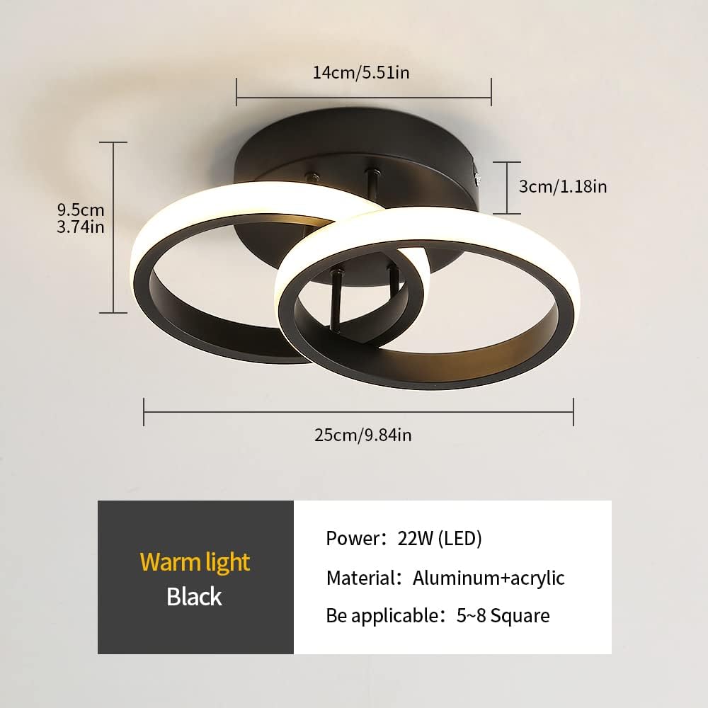 Elegant LED ceiling lamp