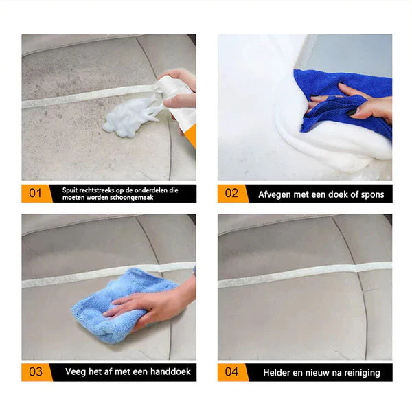 FreshFoam Schaumreiniger | Entfernt alle Arten von hartnäckigem Schmutz | 1+2 gratis