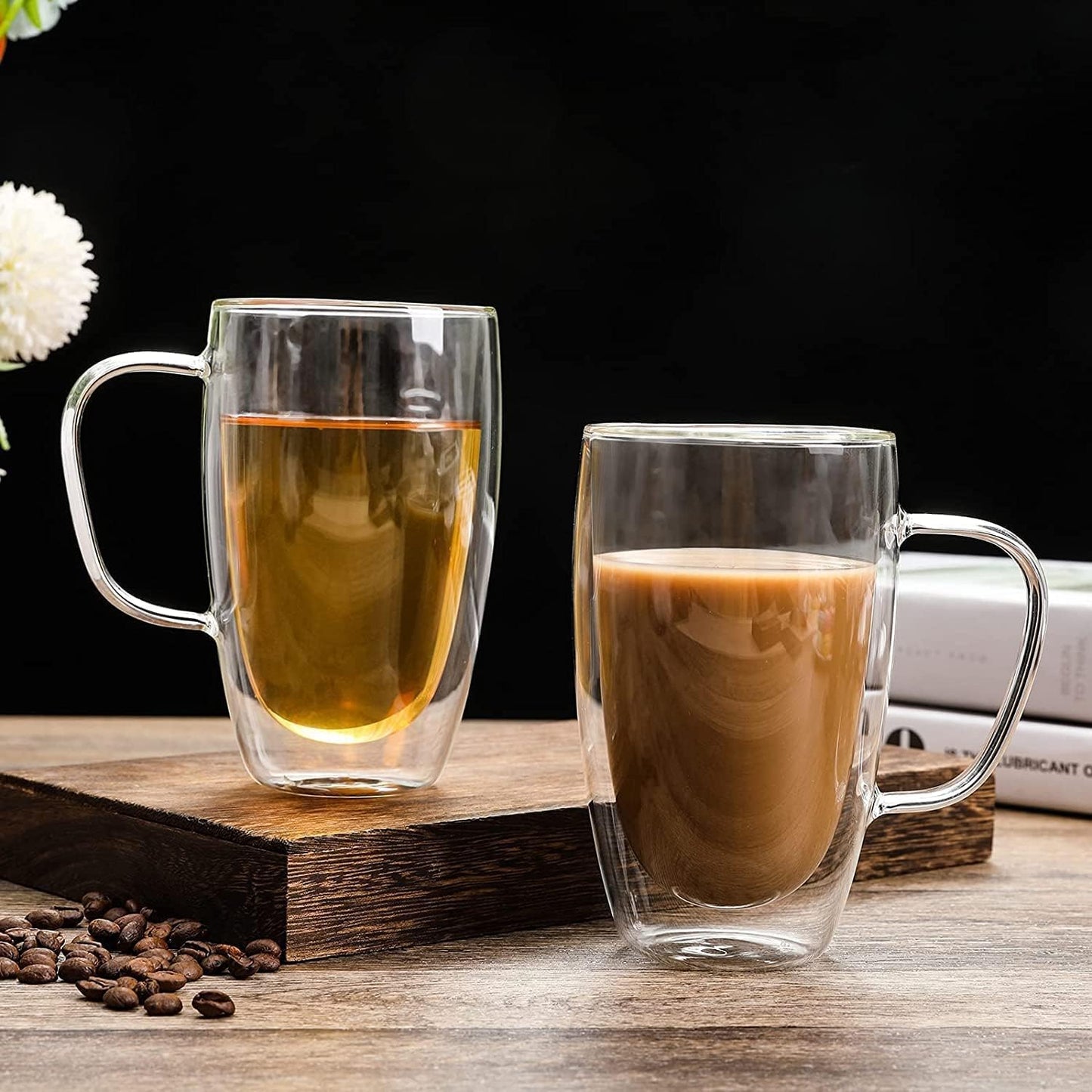Set of 2 double-walled mugs