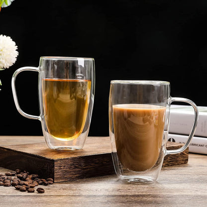 Set of 2 double-walled mugs
