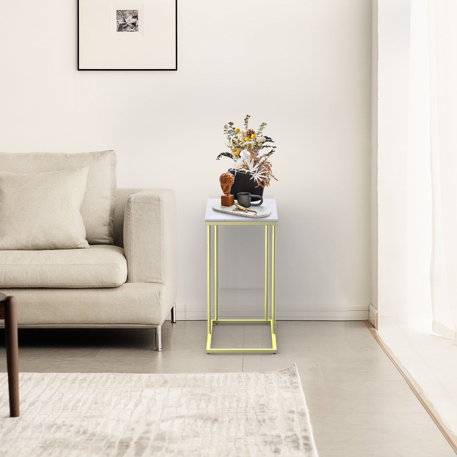 Stijlster Marble Side Table