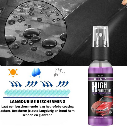 Stijlster - 3 in 1 hoge bescherming auto coating spray 100ml