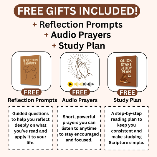+ FREE Audio Prayers, Reflection Prompts, Study Plan