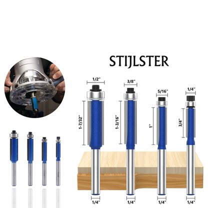 Stijlster verzonken freesset