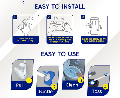 EasyClean Disposable Toilet Brush