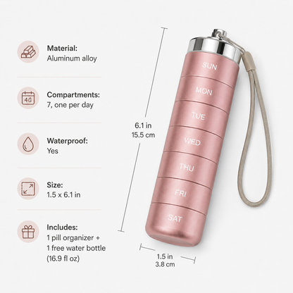 7-Day Travel Pill Organizer