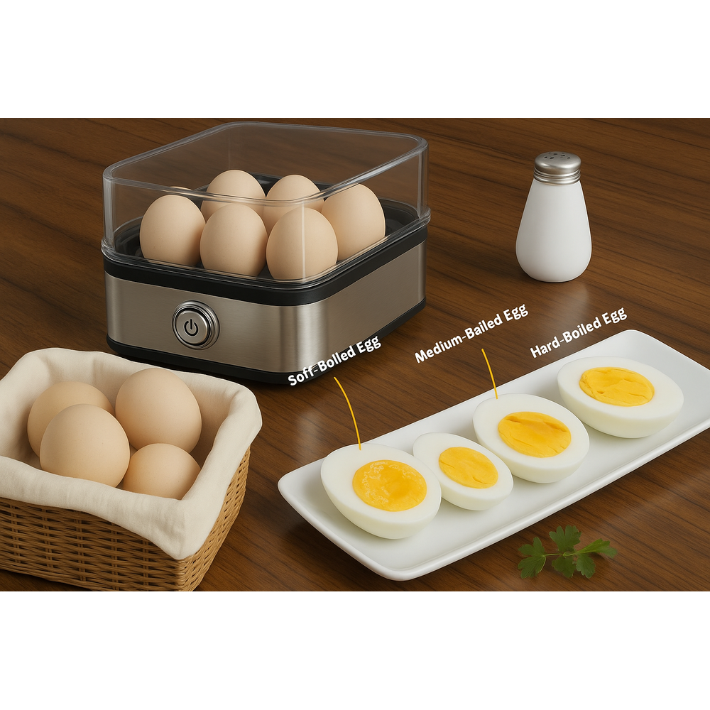 Fast egg cooker 2.0 + FREE egg peeler