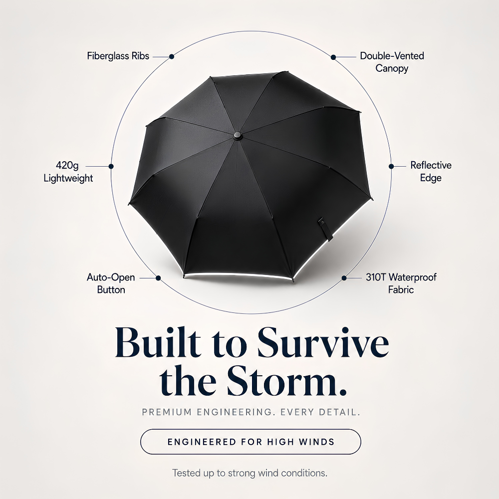 The Windproof Umbrella